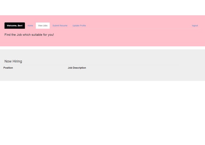 Internshop – screenshot 1