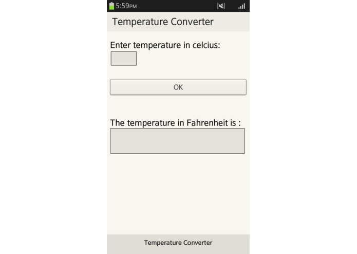 Temp. Converter – screenshot 1