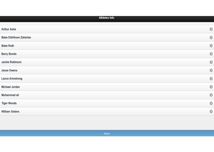 Athletes Info – screenshot 1