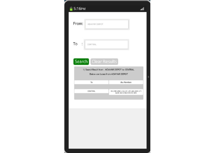 BusRoutes – screenshot 2