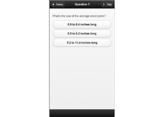 Sex quiz – screenshot 2