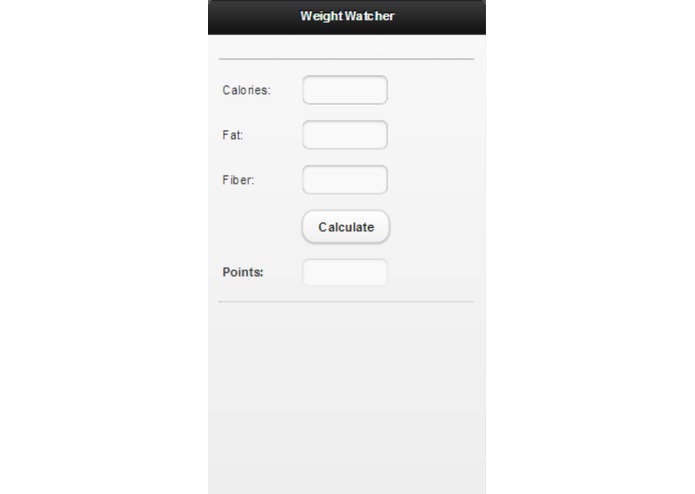Weight watcher – screenshot 1