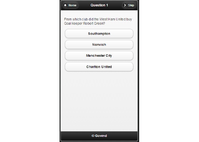 FootballQuiz – screenshot 1
