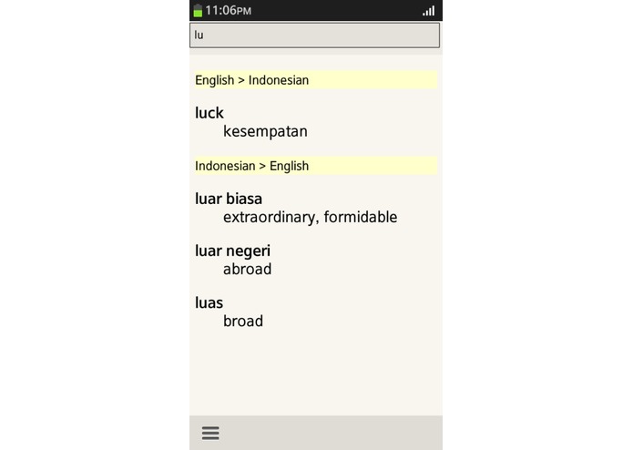 Indonesian English Translator – screenshot 1