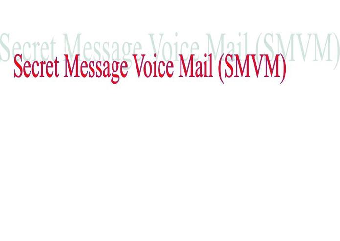 Secret Message Voice Mail (SMVM) – screenshot 1