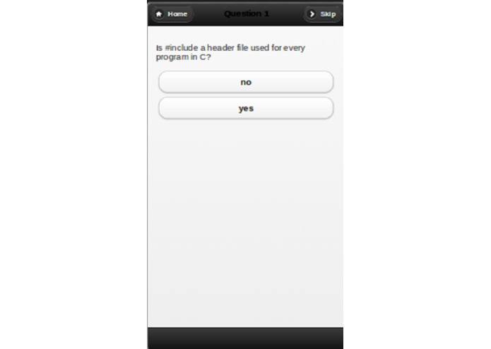 C Quiz – screenshot 1
