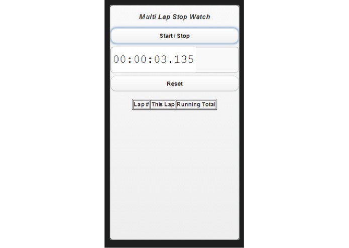 StopWatch – screenshot 2