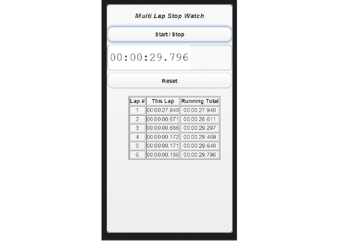StopWatch – screenshot 3