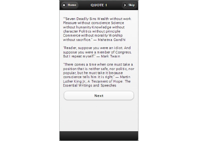 political quotes – screenshot 1