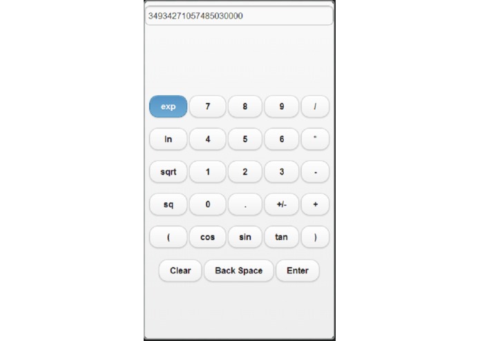 Scientific calculatr – screenshot 2