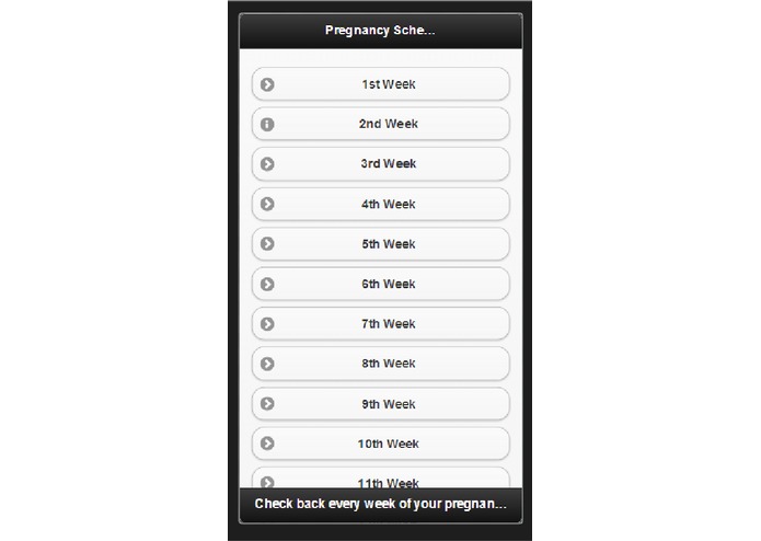 pragnency schedule – screenshot 3