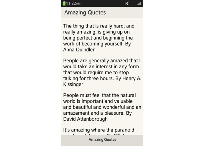 Amazing Quotes – screenshot 1