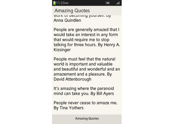 Amazing Quotes – screenshot 2