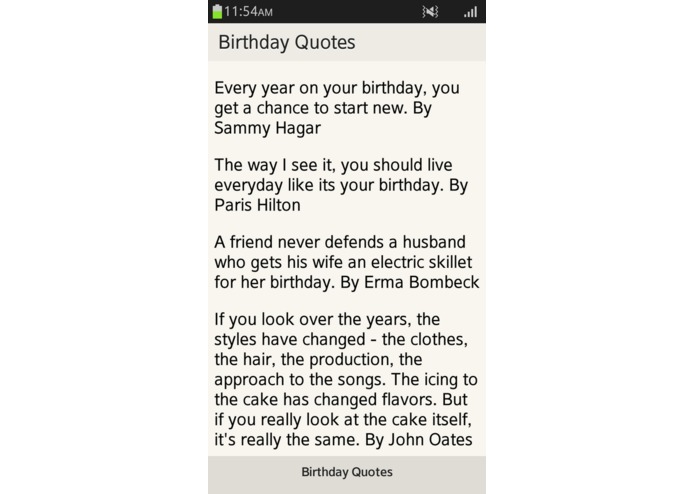 Birthday Quotes – screenshot 2