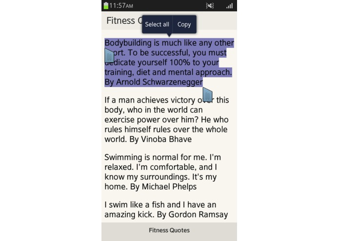 Fitness Quotes – screenshot 1