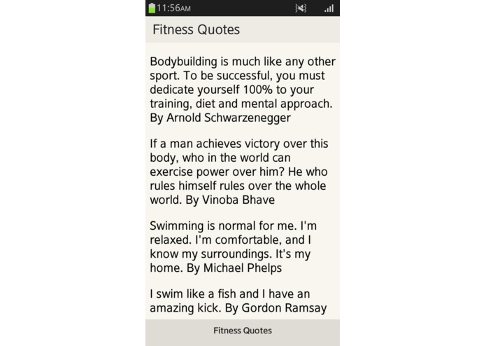 Fitness Quotes – screenshot 2