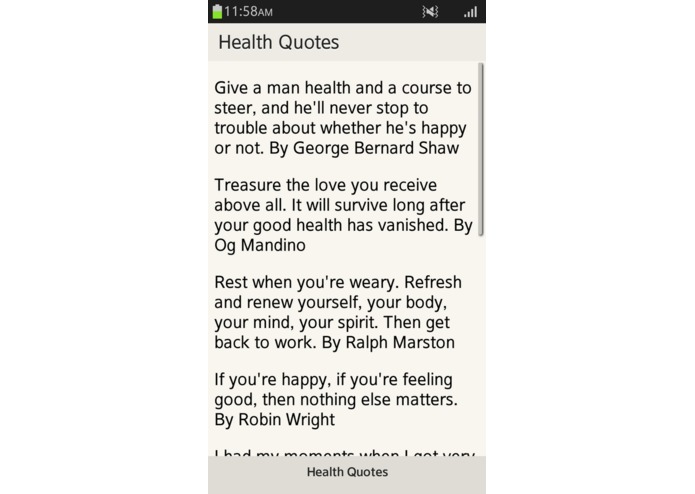 Health Quotes – screenshot 2