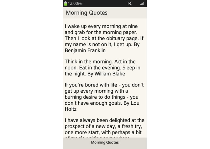 Morning Quotes – screenshot 1