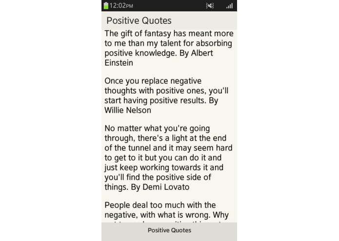 Positive Quotes – screenshot 2