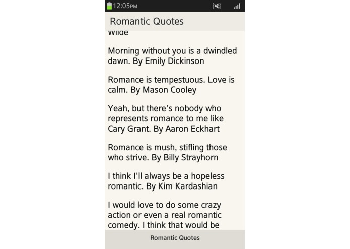 Romantic Quotes – screenshot 2