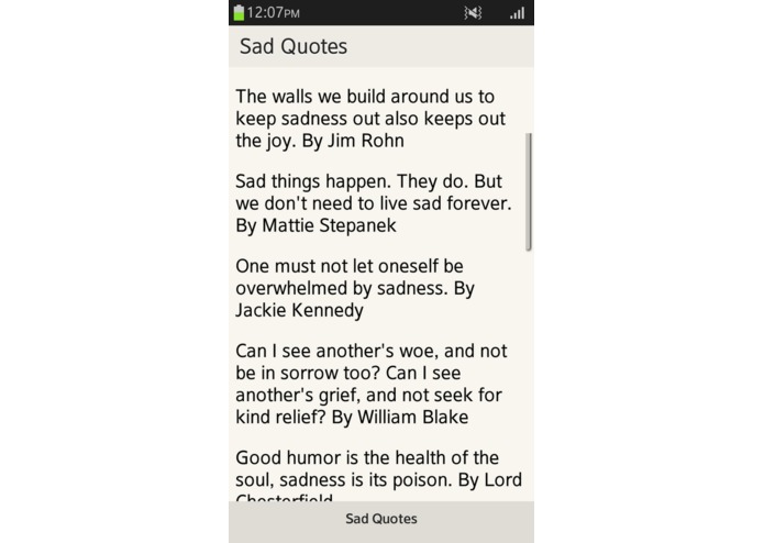 Sad Quotes – screenshot 1