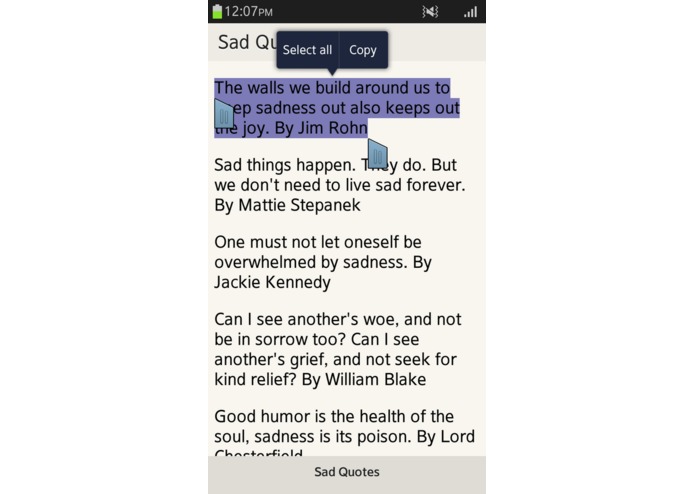 Sad Quotes – screenshot 2