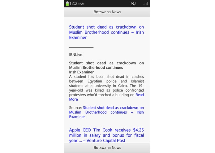 Botswana News – screenshot 1