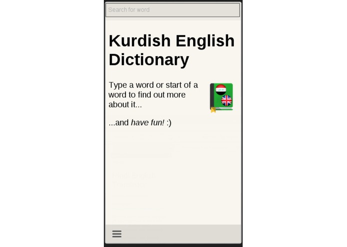 Kurdish English Dictionary – screenshot 3