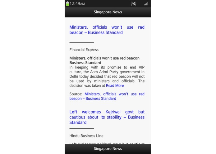 Singapore News – screenshot 1