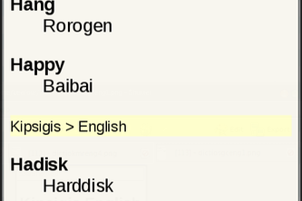 Kipsigis English Dictionary Devpost