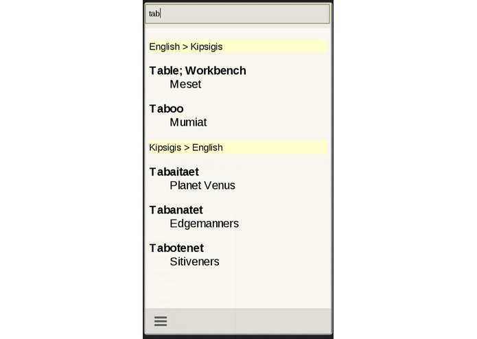 Kipsigis English Dictionary – screenshot 3