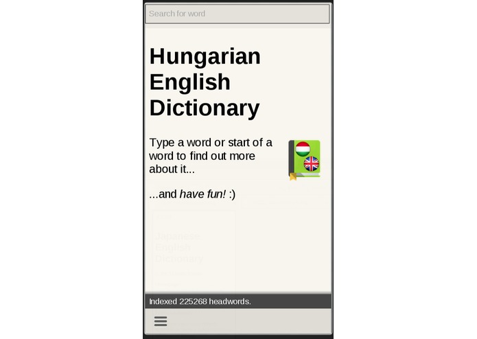 Hungarian English Dictionary – screenshot 1