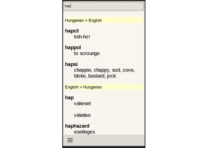 Hungarian English Dictionary – screenshot 2