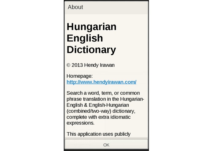 Hungarian English Dictionary – screenshot 4