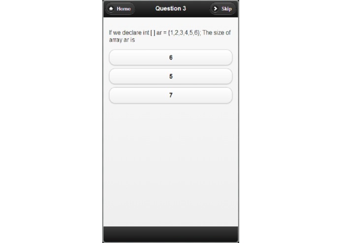 Java Quiz – screenshot 1