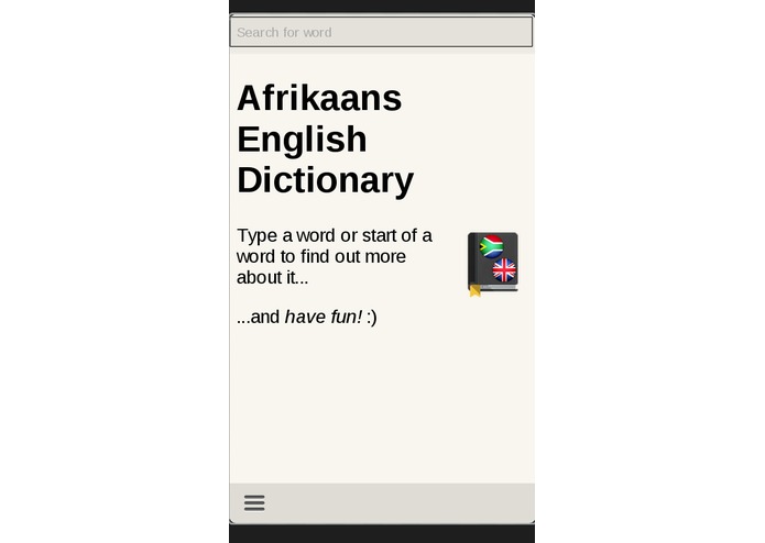 Afrikaans English Dictionary – screenshot 2