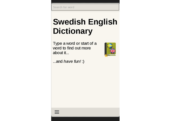 Swedish English Dictionary – screenshot 1