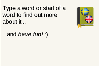Swedish English Dictionary