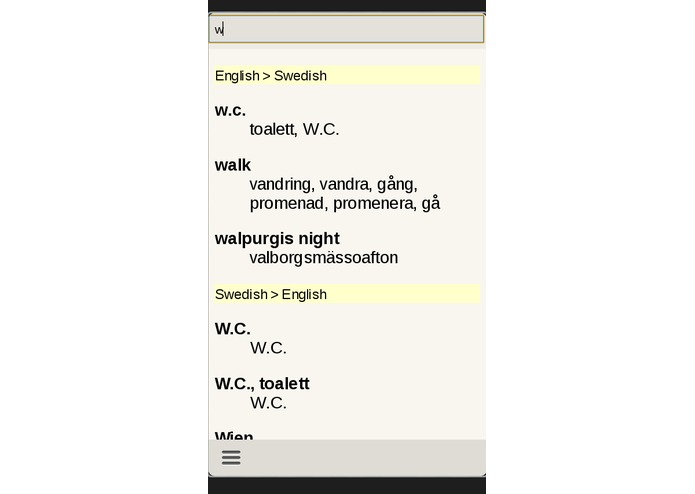 Swedish English Dictionary – screenshot 3