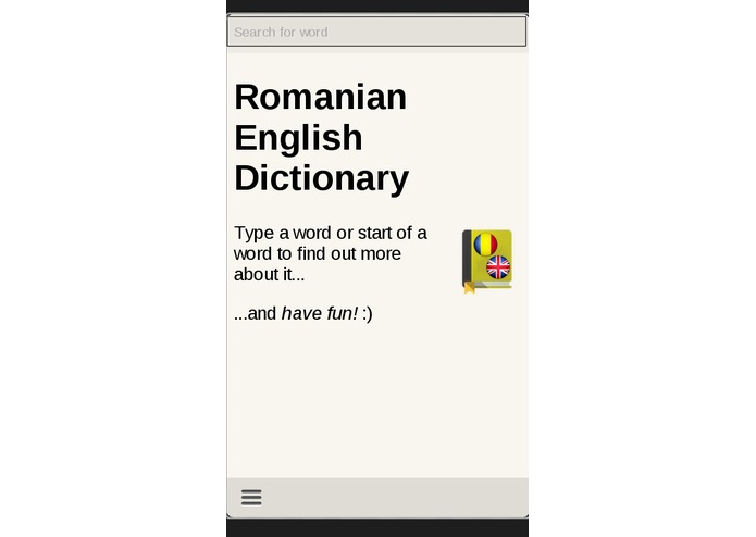 Romanian English Dictionary – screenshot 1
