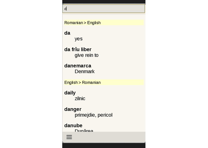 Romanian English Dictionary – screenshot 2