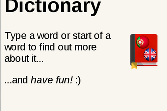 Portuguese English Dictionary