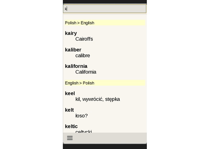 Polish English Dictionary – screenshot 2