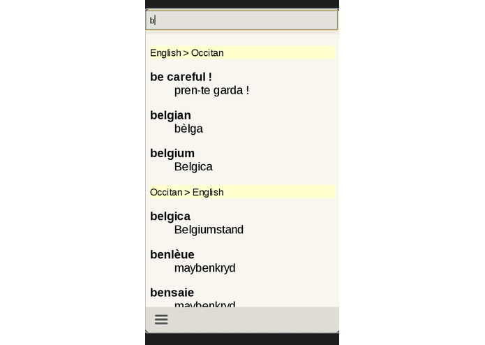 Occitan English Dictionary – screenshot 3