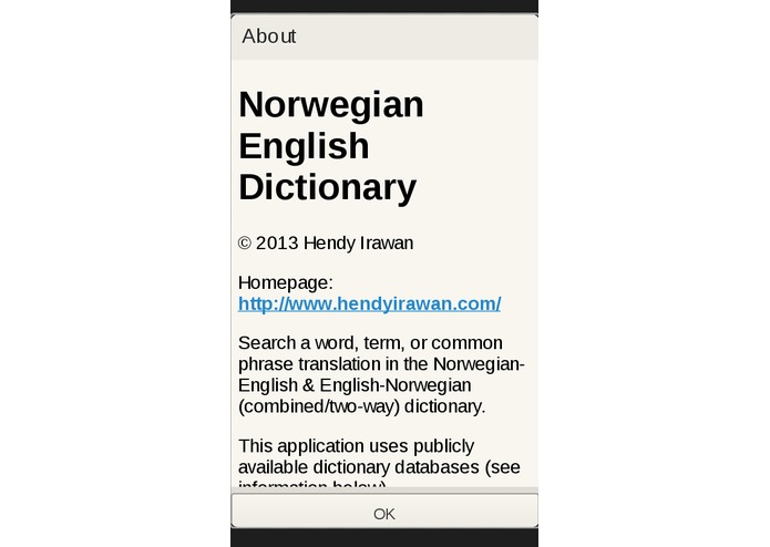 Norwegian English Dictionary – screenshot 3