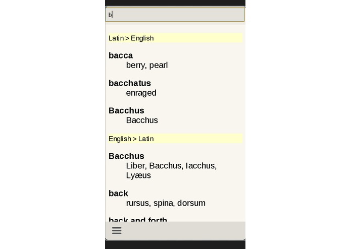 Latin English Dictionary – screenshot 2