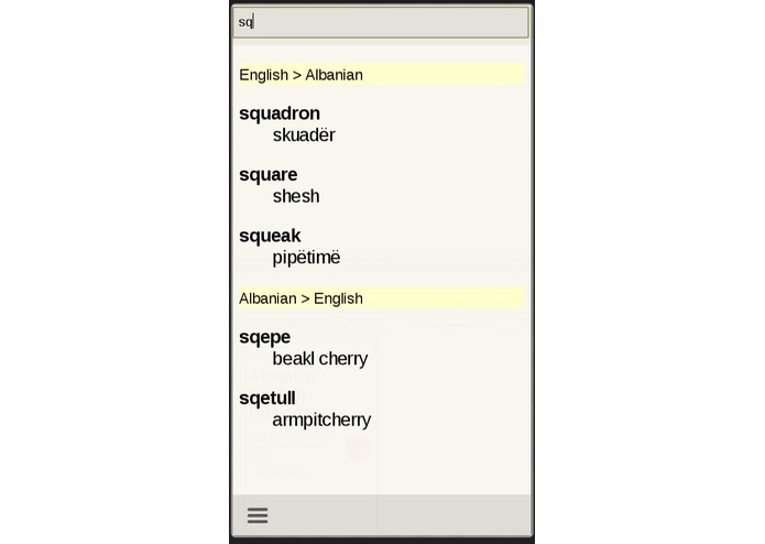 Albanian English Dictionary – screenshot 1