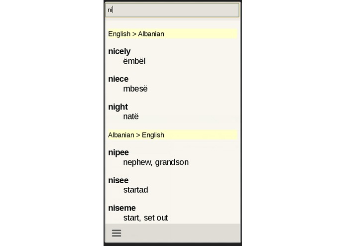 Albanian English Dictionary – screenshot 3