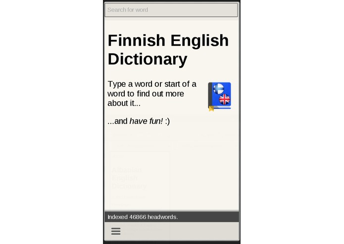 Finnish English Dictionary – screenshot 1
