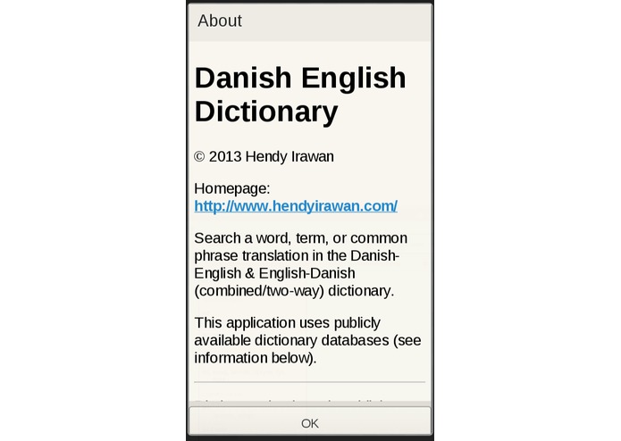 Danish English Dictionary – screenshot 4